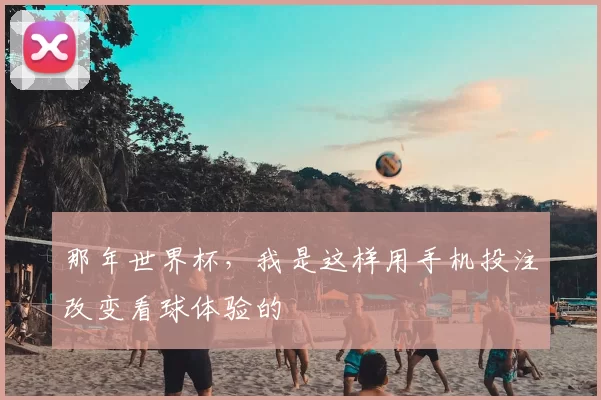那年世界杯,我是这样用手机投注改变看球体验的