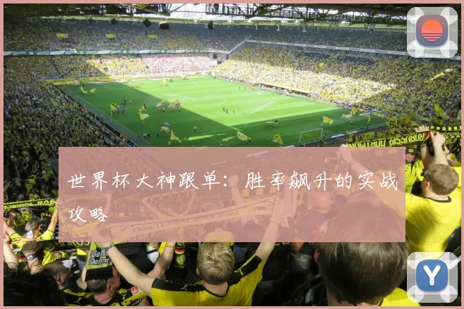 世界杯大神跟单:胜率飙升的实战攻略