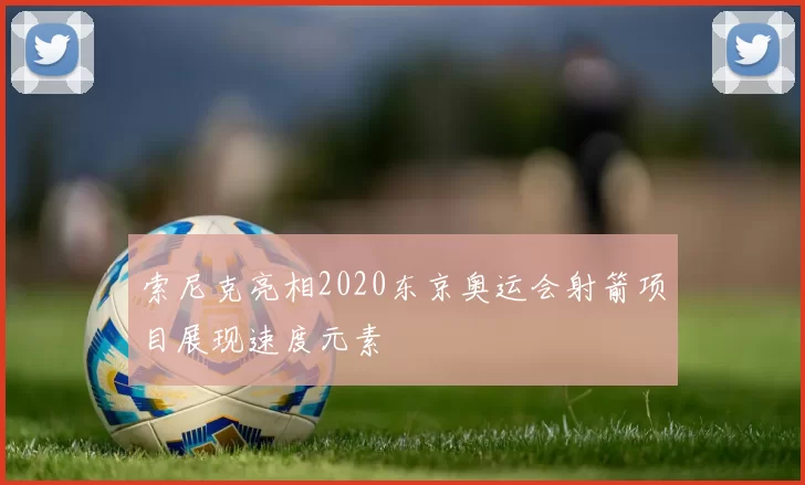 索尼克亮相2020东京奥运会射箭项目展现速度元素