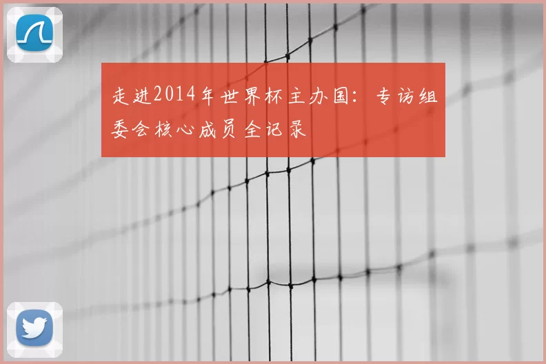走进2014年世界杯主办国:专访组委会核心成员全记录